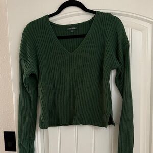 Wild fable ribbon green sweater